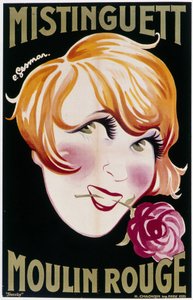 Mistinguett (Mistinguette) vid Moulin Rouge