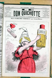Omslag till "" Le Don Quixote", nummer 215, Satirique en Colors av Charles Gilbert Martin