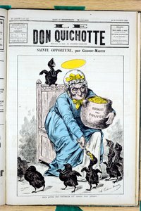 Omslag till "" The Don Quixote"", nummer 440, Satirical en Colors