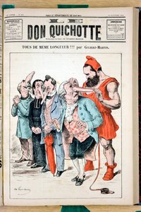 Omslag till "" The Don Quixote"", nummer 592, Satirical en Colors
