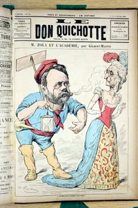 Omslag till "" The Don Quijote"", nummer 804, Satirical in Colors av Charles Gilbert Martin