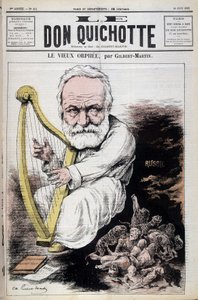 The Old Orpheus: tecknad film om Victor Hugo och Ryssland - av Gilbert-Martin (Gilbert Martin), i "" Don Quijote av 23/06/1882
