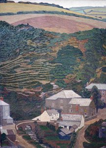 ヒルサイド スウェディッシュ av Charles Ginner