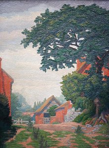 Woodlane Farm, Bearley (olja)