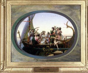 Förlorade illusioner av Charles Gleyre (1806 - 1874), olja på duk.