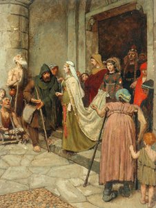 The Message (An Incident in the History of the Merovingian Kings) (olja på hårdpapp)