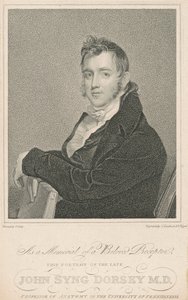 John Syng Dorsey, M.D. av Charles Goodman and Robert Piggot, after Thomas Sully