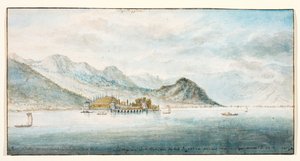 Isola Bella vid Lago Maggiore, Italien
