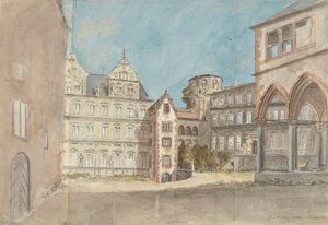 Ruinerna av Chateau du Heidelberg