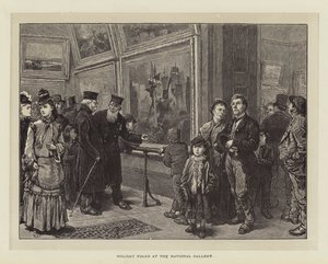 Semesterfirare på Nationalgalleriet av Charles Green