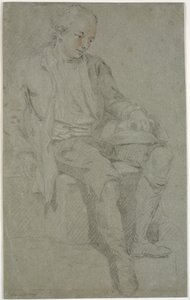 Studie av en sittande ungdom av Charles Grignion d.Æ.