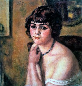 "Head of Young Girl", 1909 av Charles Guerin