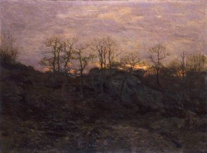 Edge of the Forest, Twilight, ca. 1890. av Charles H. Davis