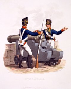 Uniform of the Royal Artillery, från 