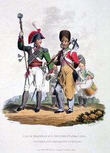 Uniforms of a Drum Major of a Regiment of the Line - Pioneer of the Grenadier Company, från 
