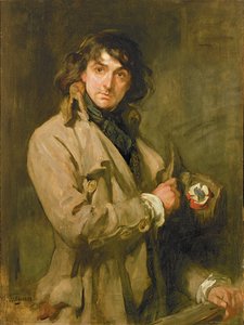 Porträtt av Sir John Martin Harvey, som Sydney Carton i "The Only Way"/"A Tale of Two Cities" av Charles Dickens (1812-1870) (olja på duk) av Charles Haslewood Shannon