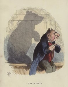 En stor björn (färgad gravyr)