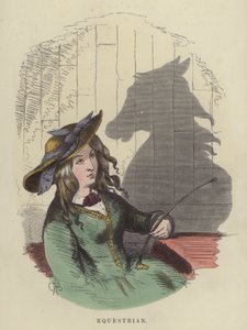 Ridsport (färgad gravyr) av Charles Henry Bennett