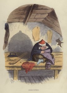 Industri (färgad gravyr)