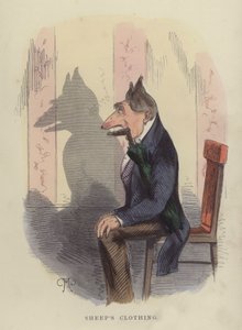 Fårkläder (färgad gravyr) av Charles Henry Bennett