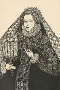 Ett porträtt av drottning Elizabeth, 1931 av Charles Henry Bourne Quennell