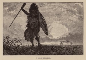 Illustration för Allan Quatermain av H Rider Haggard (gravyr) av Charles Henry Malcolm Kerr