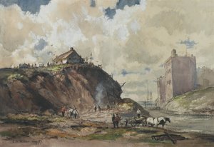 The Way the Way the City is Built, 1877 (wc på papper) av Charles Henry Miller