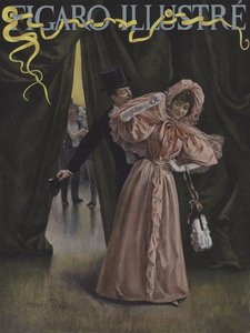 Domino ros. Omslag till Le Figaro Illustre, februari 1896