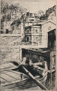 Quai des Celestins, 1915 av Charles Heyman