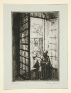 Ett fönster i det gamla Hôtel-Dieu av Charles Heyman
