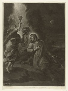 Kristus i Getsemane trädgård Frälsaren i Getsemane. (titel på objekt)