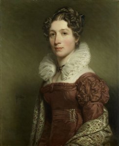 Jacoba Vetter (1796-1830), hustru till Pieter Meijer Warnars, bokhandlare i Amsterdam av Charles Howard Hodges