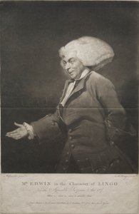Mr Edwin i Lingos karaktär av Charles Howard Hodges