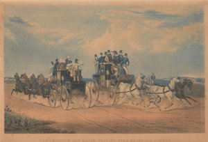 Coaching: The Brighton Day Mails, passerar över Hookwood Common av Charles Hunt
