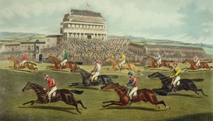 Liverpool Grand National Steeplechase - Coming In, publicerad 1872