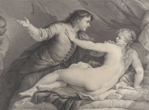 Tarquin och Lucretia, 1752. av Charles Hutin