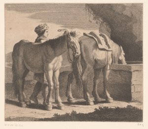Drickande hästar Masete de Normandie (titel på objekt) Djurserie (serietitel)