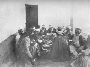 En måltid med druserna, c1913