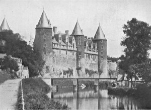 Chateau de Josselin, säte för hertigen de Rohan, c1913