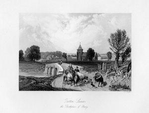 Trotton, Sussex, födelseplatsen för Otway, 1840 av Charles J. Smith