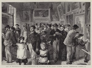 Art in Whitechapel, låneutställning av bilder i St Jude