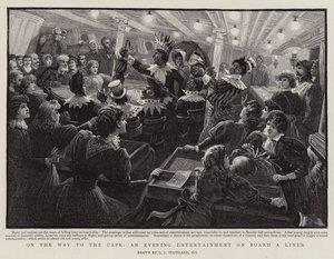 På väg till udden, en kvällsunderhållning ombord på en liner av Charles J. Staniland