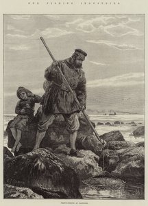 Vår fiskeindustri, räkfiske i Hastings av Charles J. Staniland