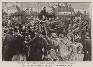 Hemkomsten av Dr Jamesons män av Charles J. Staniland