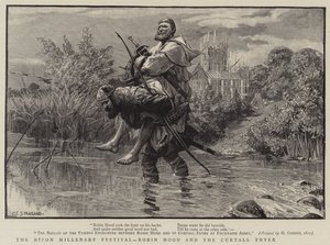 Ripon Millenary Festival, Robin Hood och Curtall Fryer av Charles J. Staniland