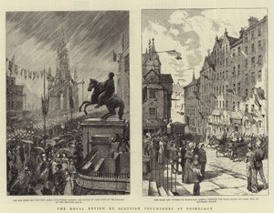 Royal Review of Scottish Volunteers i Edinburgh