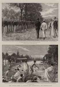 Sommarterminen i Harrow, cricketfältet och badplatsen av Charles J. Staniland