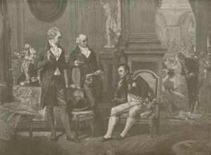Napoleon, Goethe och Wieland, 1808, 1896 av Charles J. State