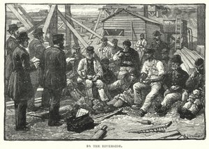 Vid floden av after Charles J. Staniland
