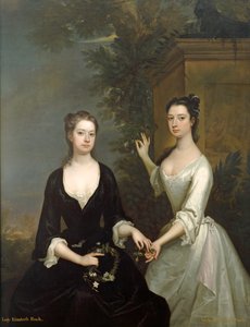 Lady Henrietta och Lady Elizabeth Finch, ca 1732 (olja på duk)